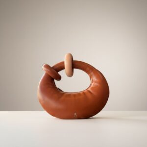 Golden Hour — Bolso Circular Cognac