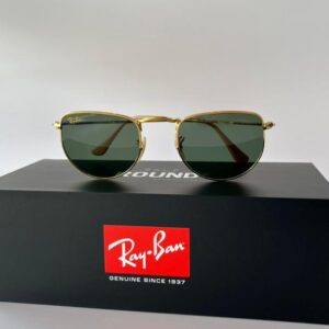Hex Gold — Ray-Ban Hexagonal Lente Verde